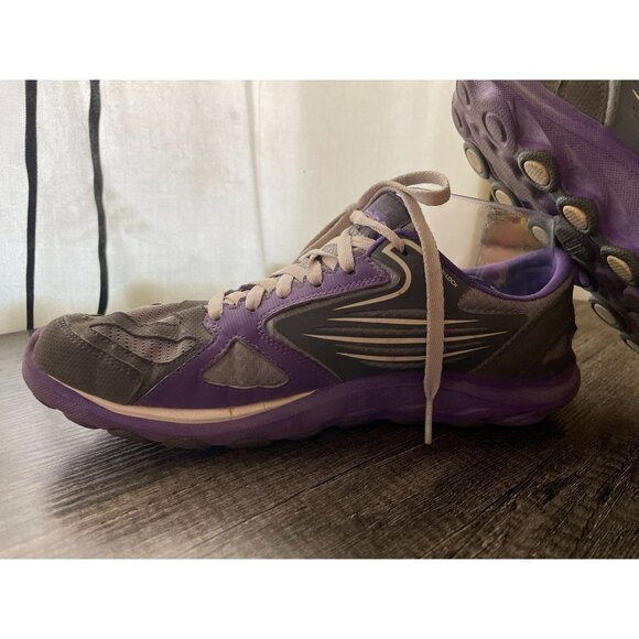 Skechers Go Train purple rare 2012 13507 resalyte sneaker sz 8.5 - Picture 10 of 13